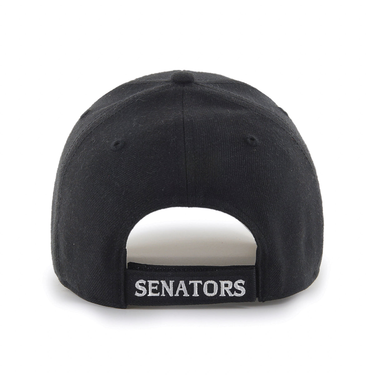 Ottawa Senators NHL 47 Brand Men Black/White MVP Adjustable Hat product image 2, provided for visual reference and product