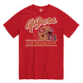 San Francisco 49ers NFL 47 Brand Men Red Fly By T-Shirt product image 1, provided for visual reference and product detail