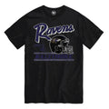Baltimore Ravens NFL 47 Brand Men Black Legacy Fly By T-Shirt product image 1, provided for visual reference and product