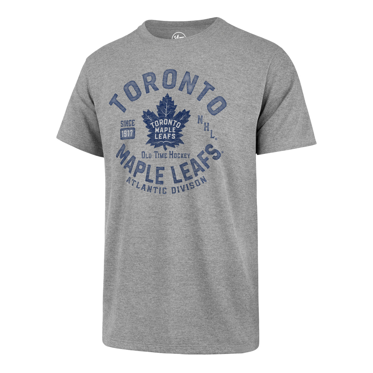 Toronto Maple Leafs NHL 47 Brand Men Athletic Grey Dangle T-Shirt product image 1, provided for visual reference and product