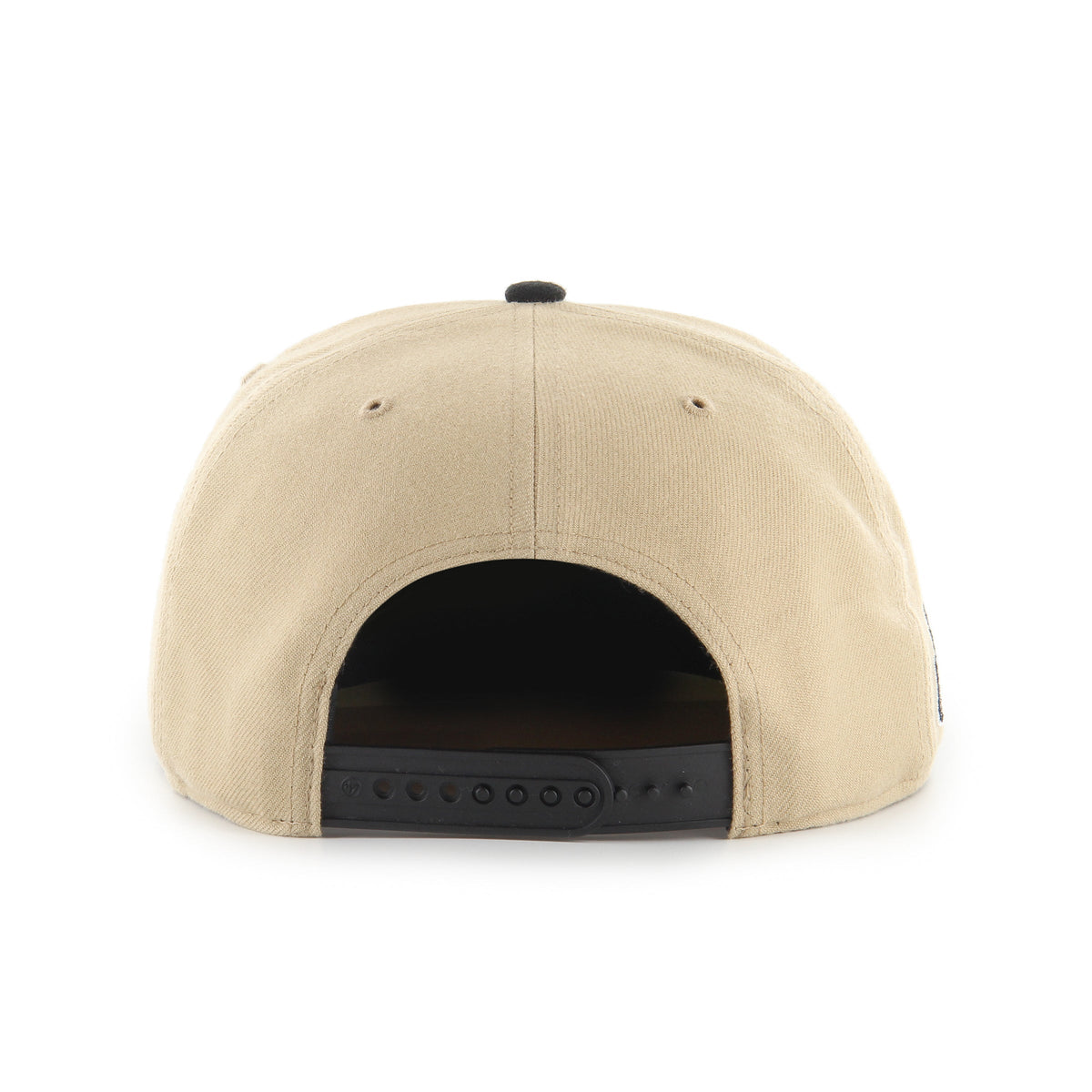 Toronto Maple Leafs NHL 47 Brand Men Black Sand Captain Snapback product image 3, provided for visual reference and product