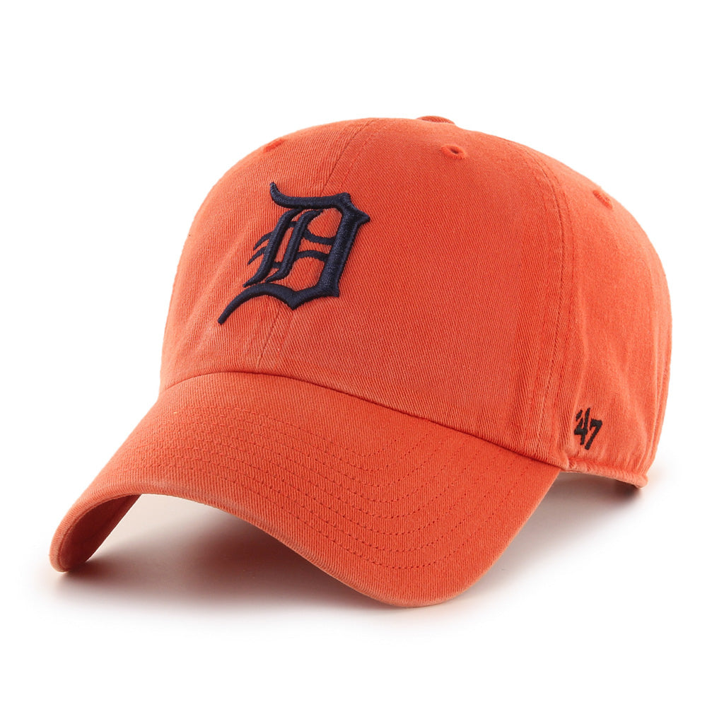 Detroit Tigers MLB 47 Brand Men Orange Clean Up Adjustable Hat product image 1, provided for visual reference and product