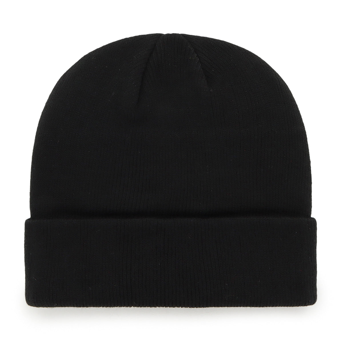 Vancouver Canucks NHL 47 Brand Men Black Attitude Raised Cuff Knit Beanie product image 2, provided for visual reference and