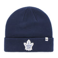 Toronto Maple Leafs NHL 47 Brand Men Navy Raised Cuff Knit Beanie product image 1, provided for visual reference and product