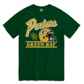 Green Bay Packers NFL 47 Brand Men Green Legacy Fly By T-Shirt product image 1, provided for visual reference and product