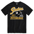 Pittsburgh Steelers NFL 47 Brand Men Black Fly By T-Shirt product image 1, provided for visual reference and product detail