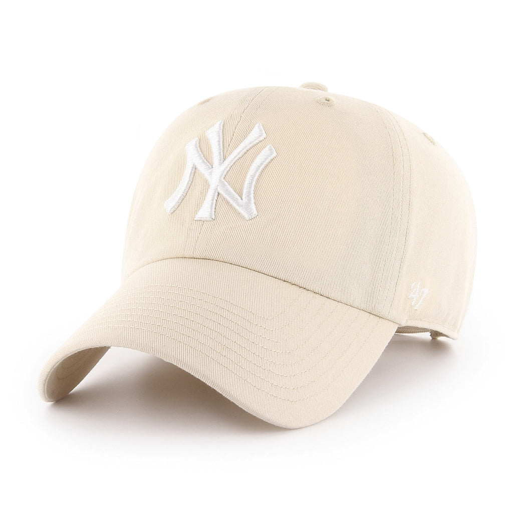 New York Yankees MLB 47 Brand Men Natural Clean Up Adjustable Hat product image 1, provided for visual reference and product
