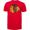 Chicago Blackhawks NHL 47 Brand Men Red Imprint Fan T-Shirt product image 1, provided for visual reference and product