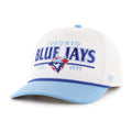 Toronto Blue Jays MLB 47 Brand Men White Rustic Rope 1977 Logo Hitch Snapback Hat product image 1, provided for visual