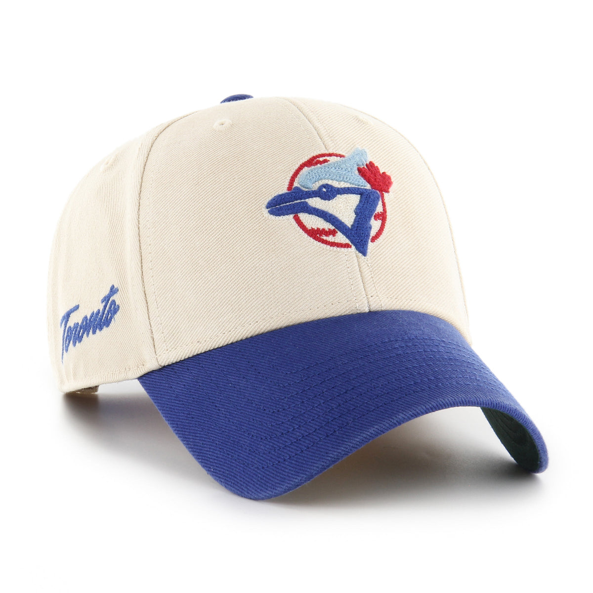 Toronto Blue Jays MLB 47 Brand Men Beige MVP Cooperstown Fairfield Snapback product image 1, provided for visual reference