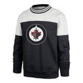 Winnipeg Jets NHL 47 Brand Men Grey Satin Lock Bryson Crew Sweater product image 1, provided for visual reference and