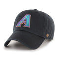 Arizona Diamondbacks MLB 47 Brand Men Black Vintage Clean Up Adjustable Hat product image 1, provided for visual reference