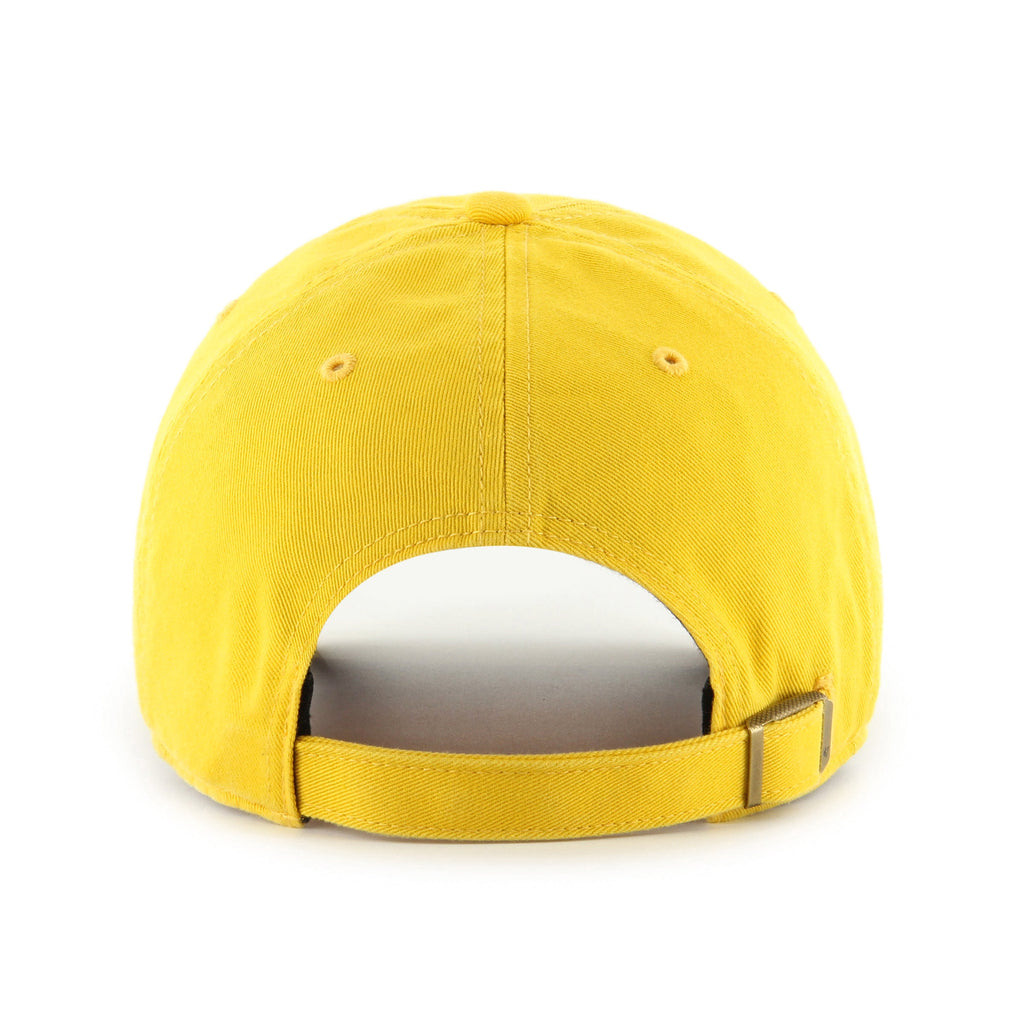 Atlanta Braves MLB 47 Brand Men Yellow Yacht Club Clean Up Adjustable Hat product image 2, provided for visual reference and
