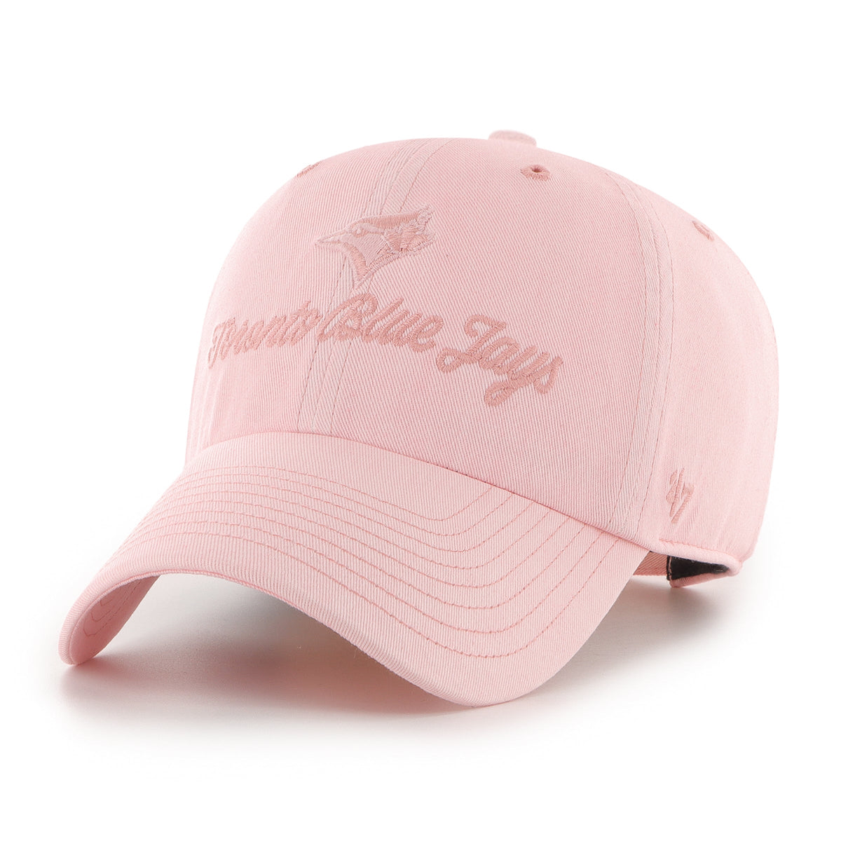 Toronto Blue Jays MLB 47 Brand Women Pink Tango Haze Clean Up Adjustable Hat product image 1, provided for visual reference