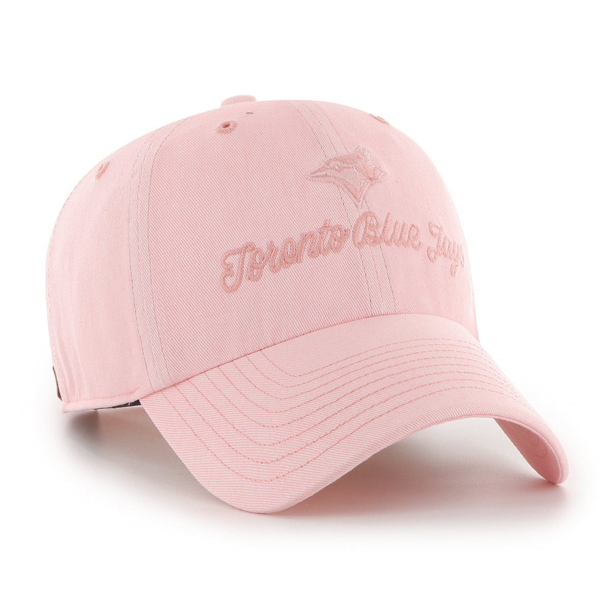 Toronto Blue Jays MLB 47 Brand Women Pink Tango Haze Clean Up Adjustable Hat product image 3, provided for visual reference