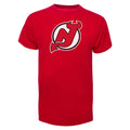 New Jersey Devils NHL 47 Brand Men Red Imprint Fan T-Shirt product image 1, provided for visual reference and product detail