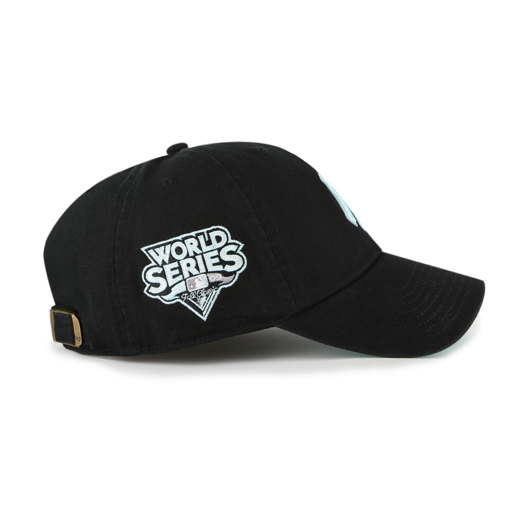 New York Yankees MLB 47 Brand Men Black Mint Double Under Clean Up Adjustable Hat product image 3, provided for visual