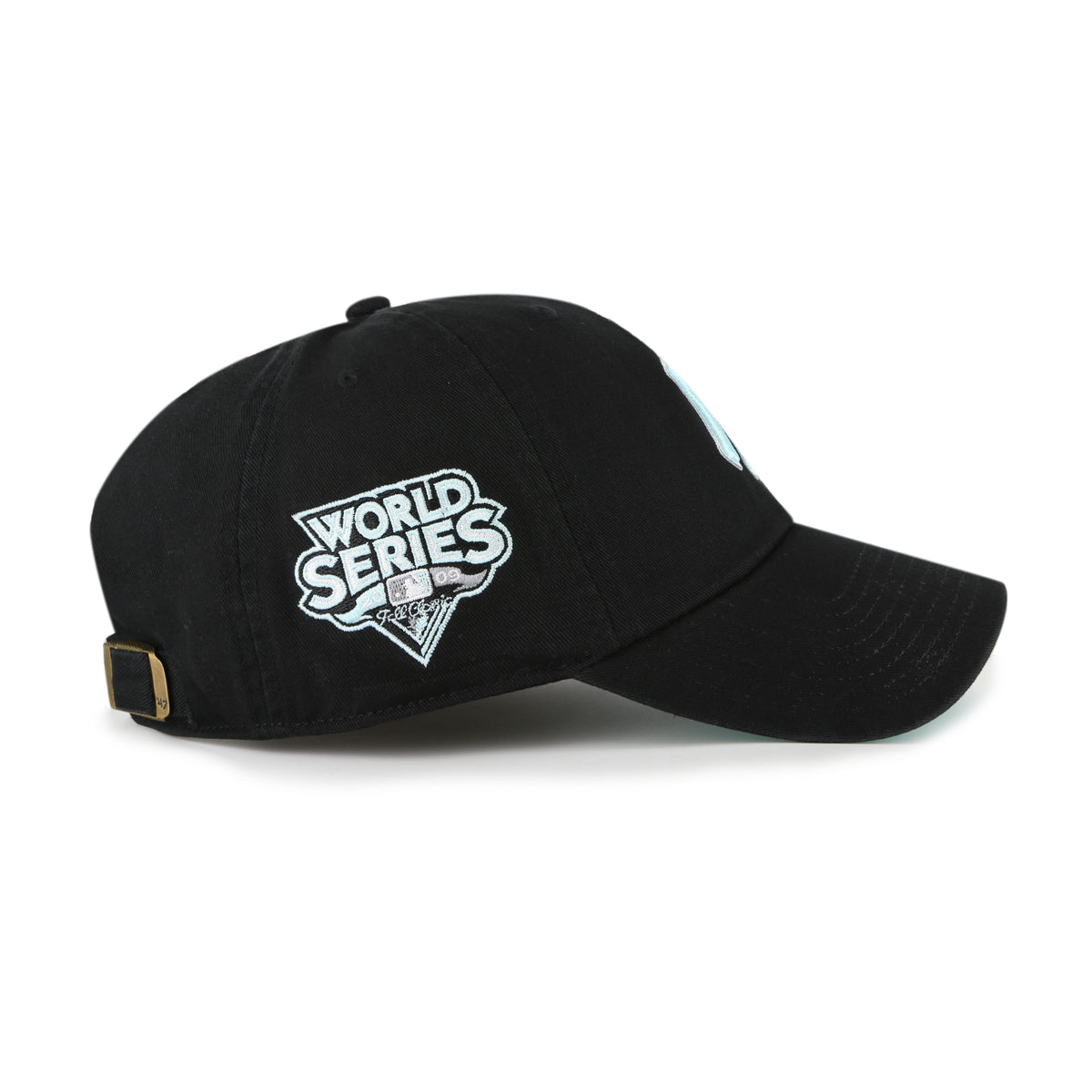 New York Yankees MLB 47 Brand Men Black Mint Double Under Clean Up Adjustable Hat product image 3, provided for visual