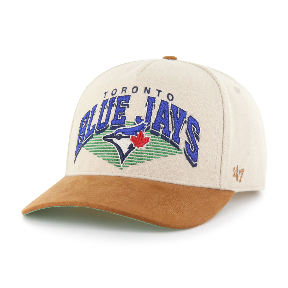 Toronto Blue Jays MLB 47 Brand Men Pomona Wool Rope Hitch Snapback Hat product image 1, provided for visual reference and