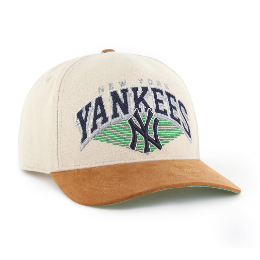 New York Yankees MLB 47 Brand Men Pomona Wool Rope Hitch Snapback Hat product image 3, provided for visual reference and