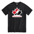 Team Canada Hockey IIHF 47 Brand Men Black Imprint Fan T-Shirt product image 1, provided for visual reference and product