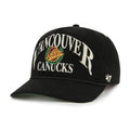 Vancouver Canucks NHL 47 Brand Men Black Hitch Pitchout Rope Snapback product image 1, provided for visual reference and