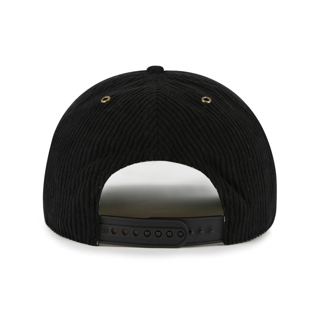 Vancouver Canucks NHL 47 Brand Men Black Hitch Pitchout Rope Snapback product image 4, provided for visual reference and