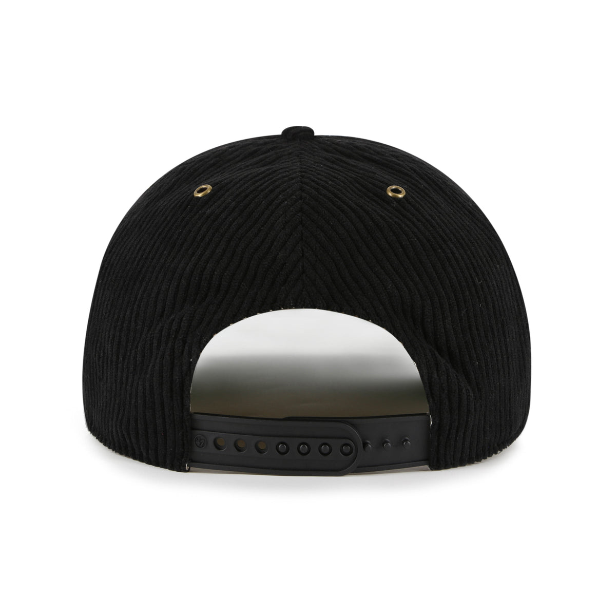 Vancouver Canucks NHL 47 Brand Men Black Hitch Pitchout Rope Snapback product image 4, provided for visual reference and