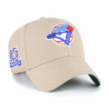 Toronto Blue Jays MLB 47 Brand Men Khaki MVP Sure Shot Snapback product image 1, provided for visual reference and product
