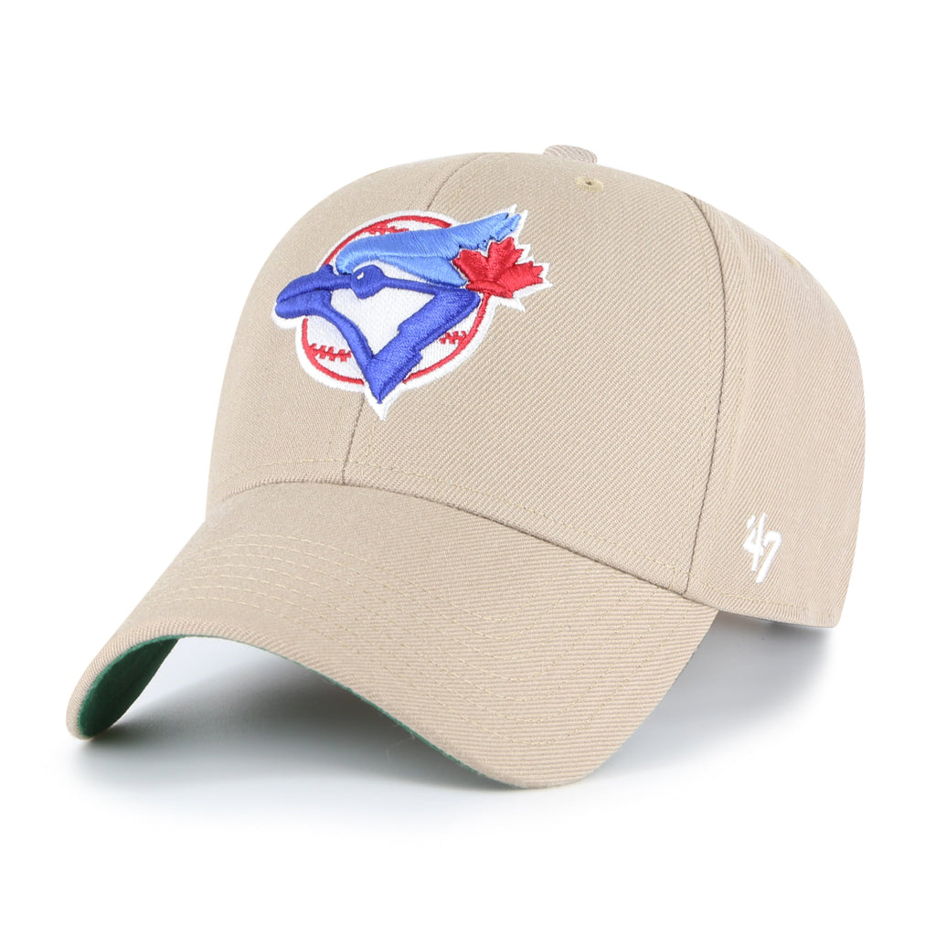 Toronto Blue Jays MLB 47 Brand Men Khaki MVP Sure Shot Snapback product image 4, provided for visual reference and product