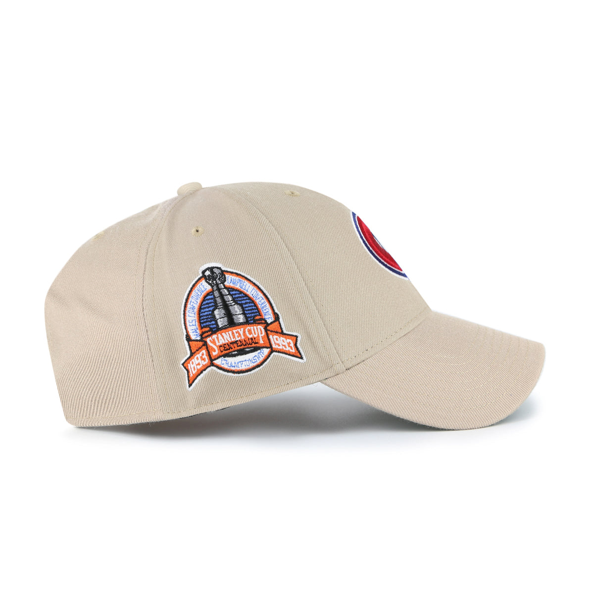 Montreal Canadiens NHL 47 Brand Men Khaki MVP Sure Shot Snapback product image 3, provided for visual reference and product