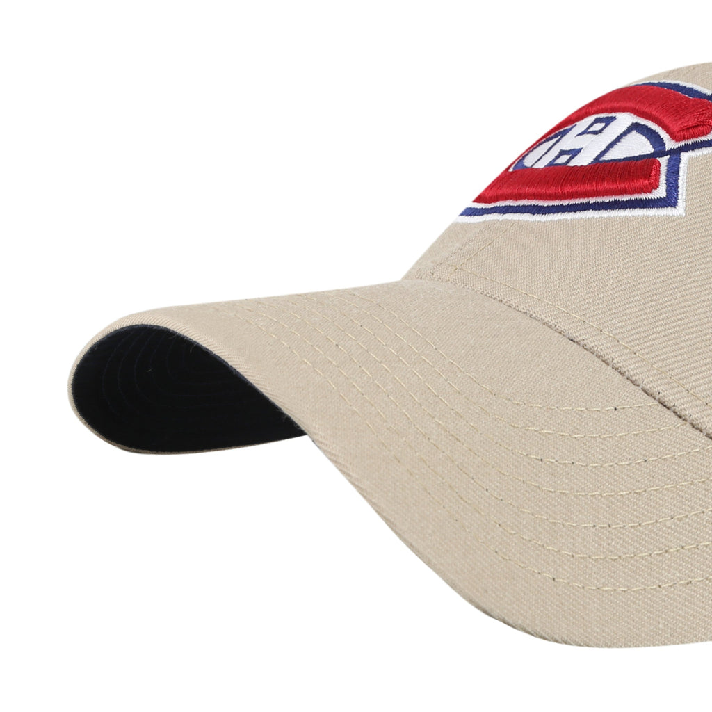 Montreal Canadiens NHL 47 Brand Men Khaki MVP Sure Shot Snapback product image 5, provided for visual reference and product