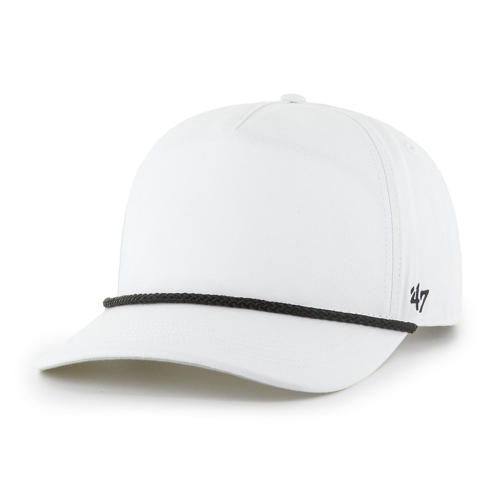 Blank 47 Brand Men White Rope Hitch Snapback product image 1, provided for visual reference and product detail review