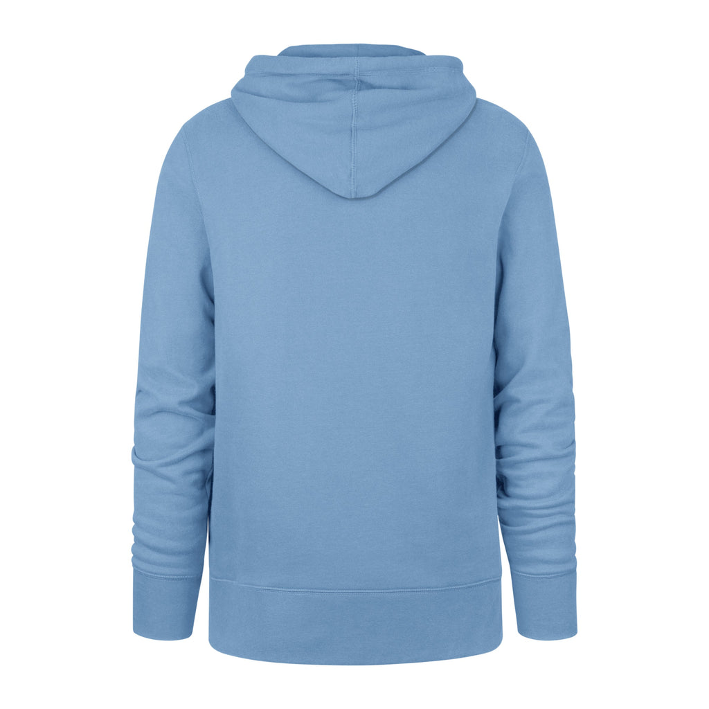 North Carolina Tar Heels NCAA 47 Brand Men Light Blue Imprint Distressed Headline Pullover Hoodie product image 2, provided