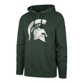 Michigan State Spartans NCAA 47 Brand Men Green Imprint Distressed Headline Pullover Hoodie product image 1, provided for