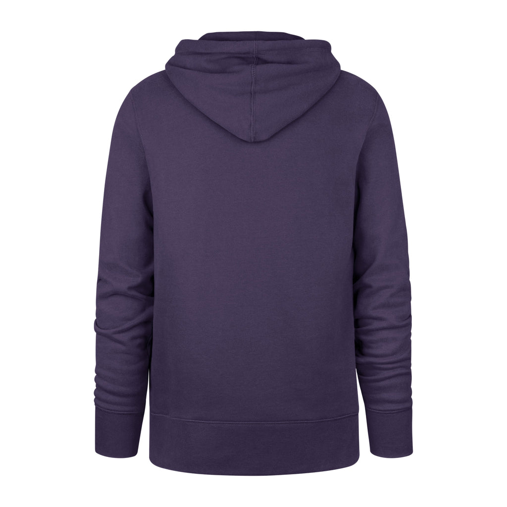 Louisiana State Tigers NCAA 47 Brand Men Purple Imprint Distressed Headline Pullover Hoodie product image 2, provided for