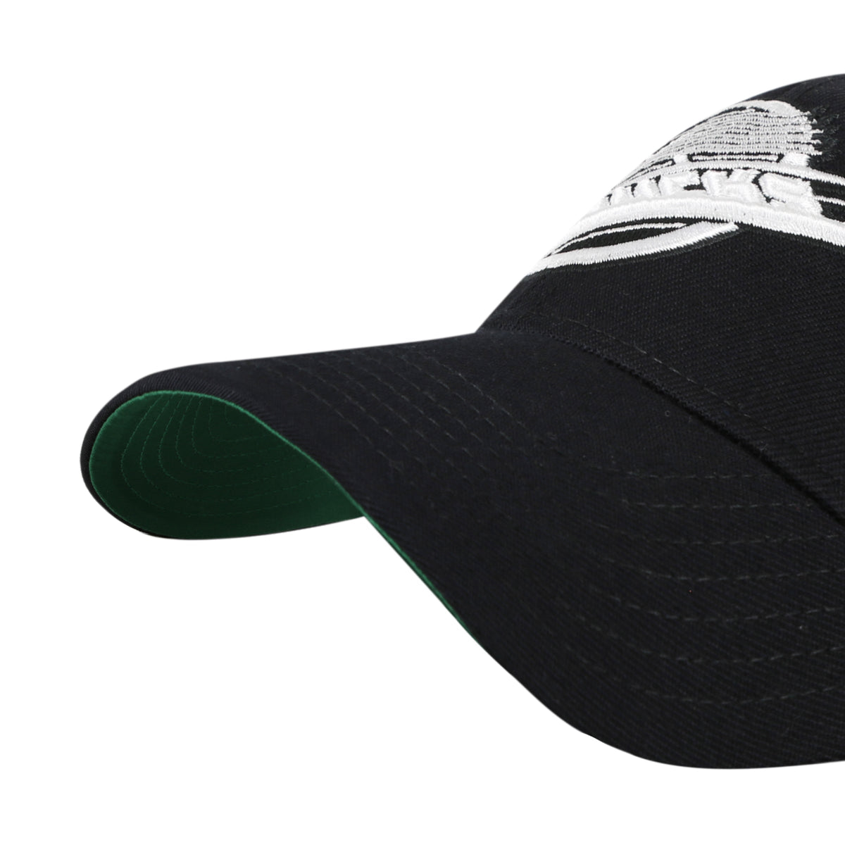 Vancouver Canucks NHL 47 Brand Men Black White MVP Sure Shot Snapback product image 3, provided for visual reference and