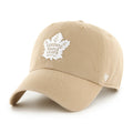 Toronto Maple Leafs NHL 47 Brand Men Khaki Clean Up Adjustable Hat product image 1, provided for visual reference and