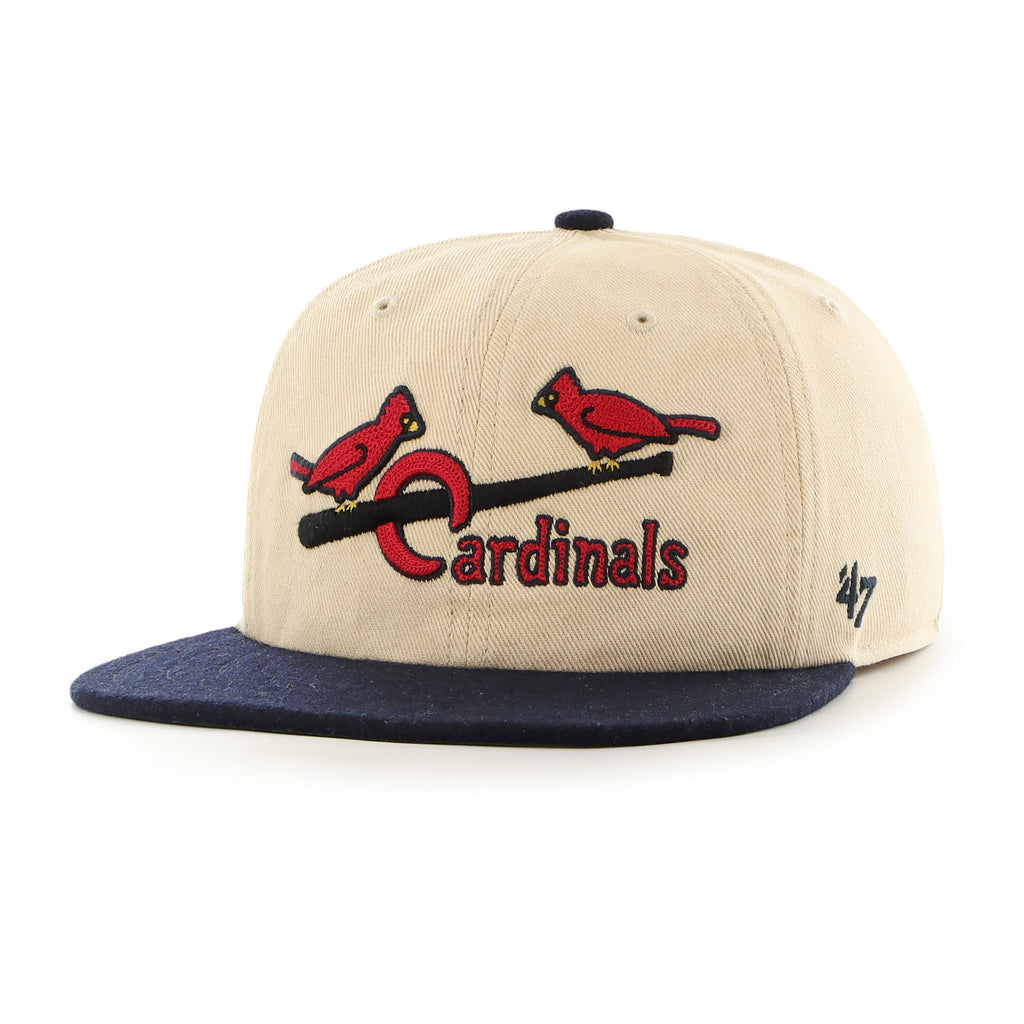 St. Louis Cardinals MLB 47 Brand Men Beige Captain RL Fieldstone Snapback product image 1, provided for visual reference and