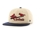 St. Louis Cardinals MLB 47 Brand Men Beige Captain RL Fieldstone Snapback product image 1, provided for visual reference and