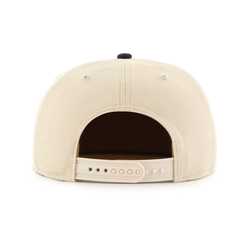 New York Yankees MLB 47 Brand Men Beige Captain RL Fieldstone Snapback product image 2, provided for visual reference and