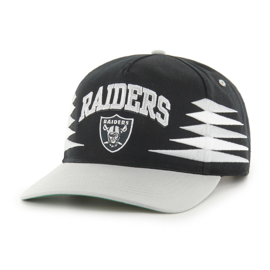 Las Vegas Raiders NFL 47 Brand Men Black Diamond Hitch Snapback Hat product image 1, provided for visual reference and