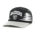 Las Vegas Raiders NFL 47 Brand Men Black Diamond Hitch Snapback Hat product image 1, provided for visual reference and