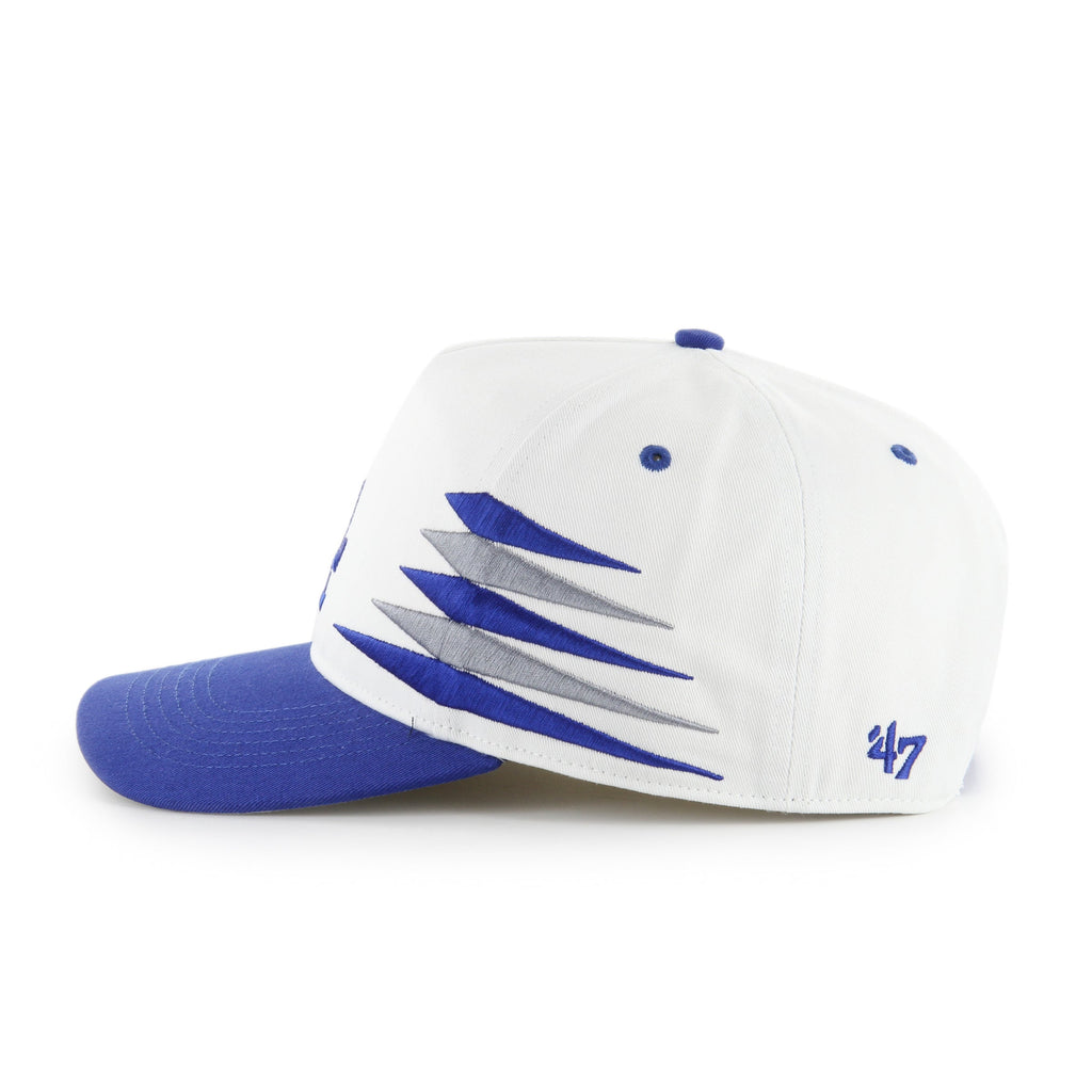 Los Angeles Dodgers MLB 47 Brand Men White Diamond Hitch Snapback Hat product image 5, provided for visual reference and