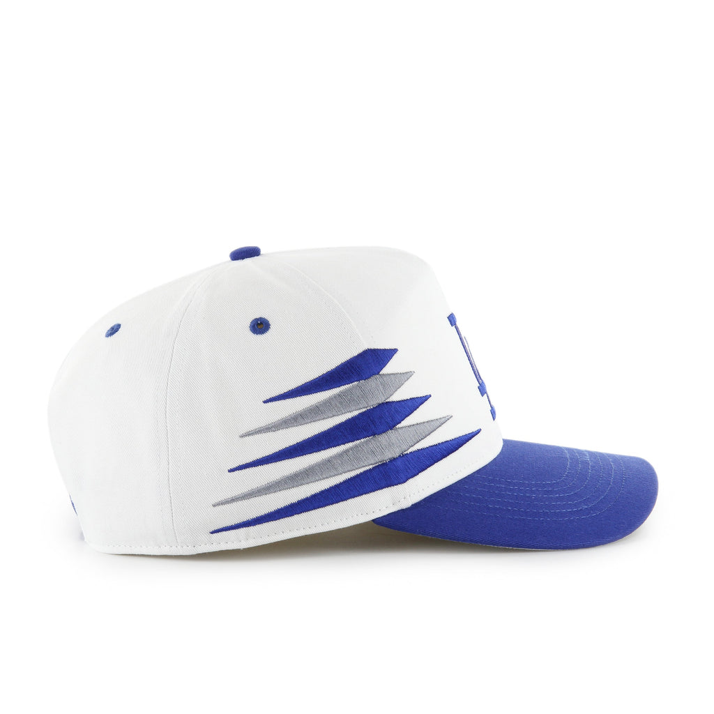 Los Angeles Dodgers MLB 47 Brand Men White Diamond Hitch Snapback Hat product image 4, provided for visual reference and