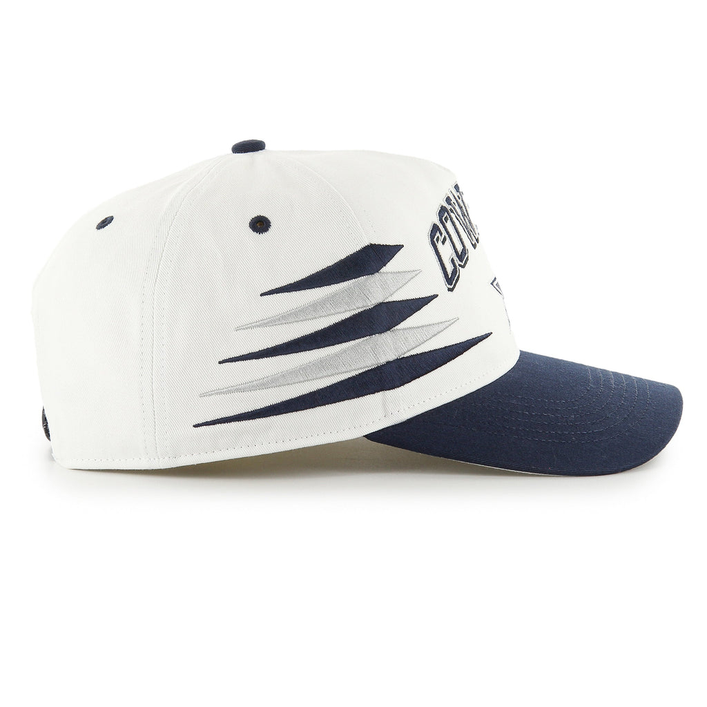 Dallas Cowboys NFL 47 Brand Men White Diamond Hitch Snapback Hat product image 4, provided for visual reference and product