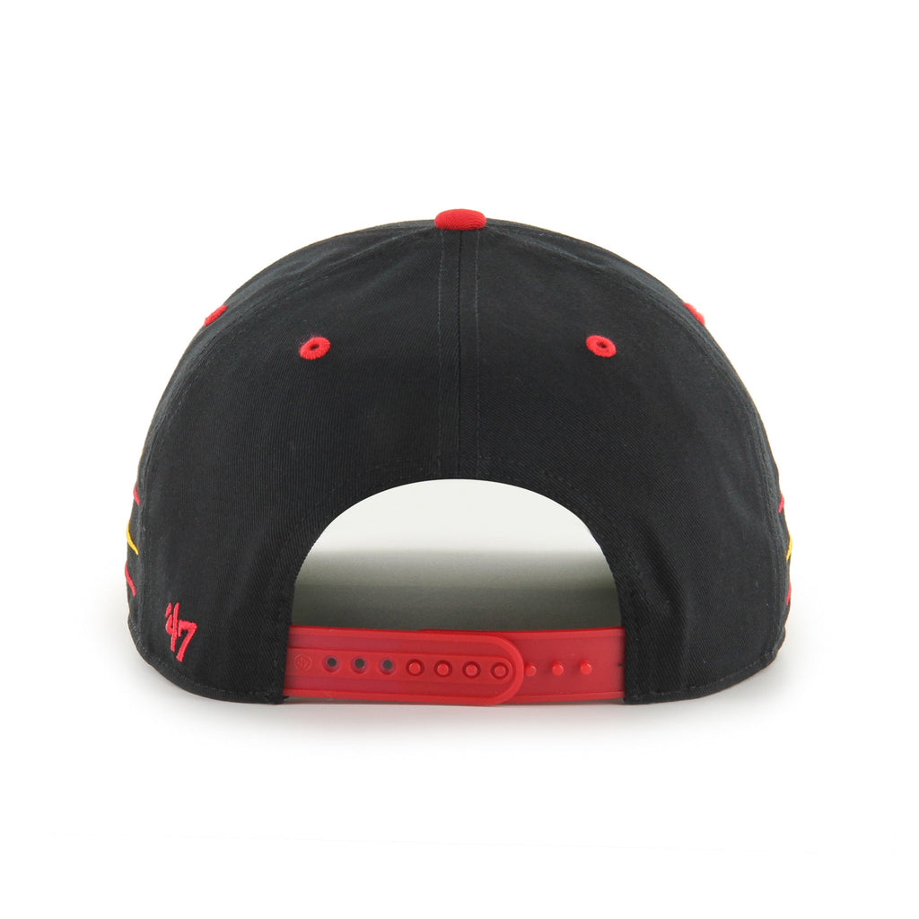 Kansas City Chiefs NFL 47 Brand Men Black Diamond Hitch Snapback Hat product image 2, provided for visual reference and