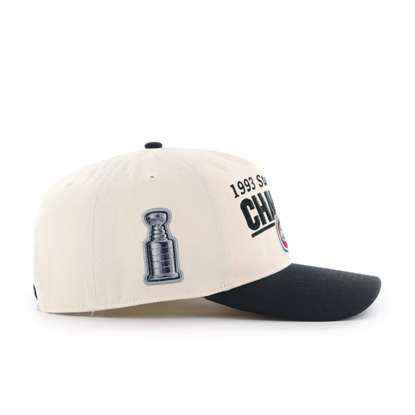 Montreal Canadiens NHL 47 Brand Men Beige Black Tabloid Hitch RF Snapback product image 4, provided for visual reference and