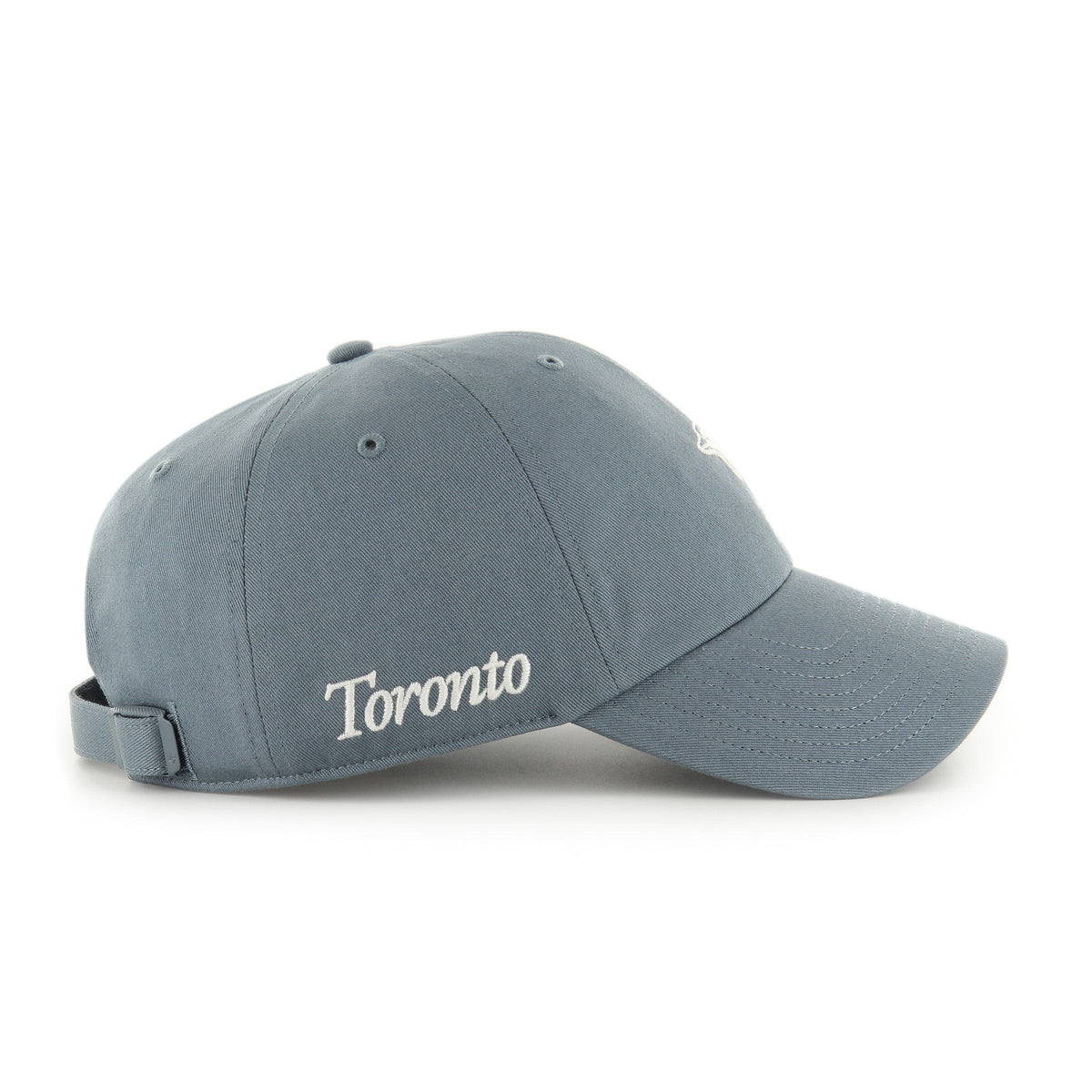 Toronto Blue Jays MLB 47 Brand Men Grey Foundation Clean Up Adjustable Hat product image 4, provided for visual reference