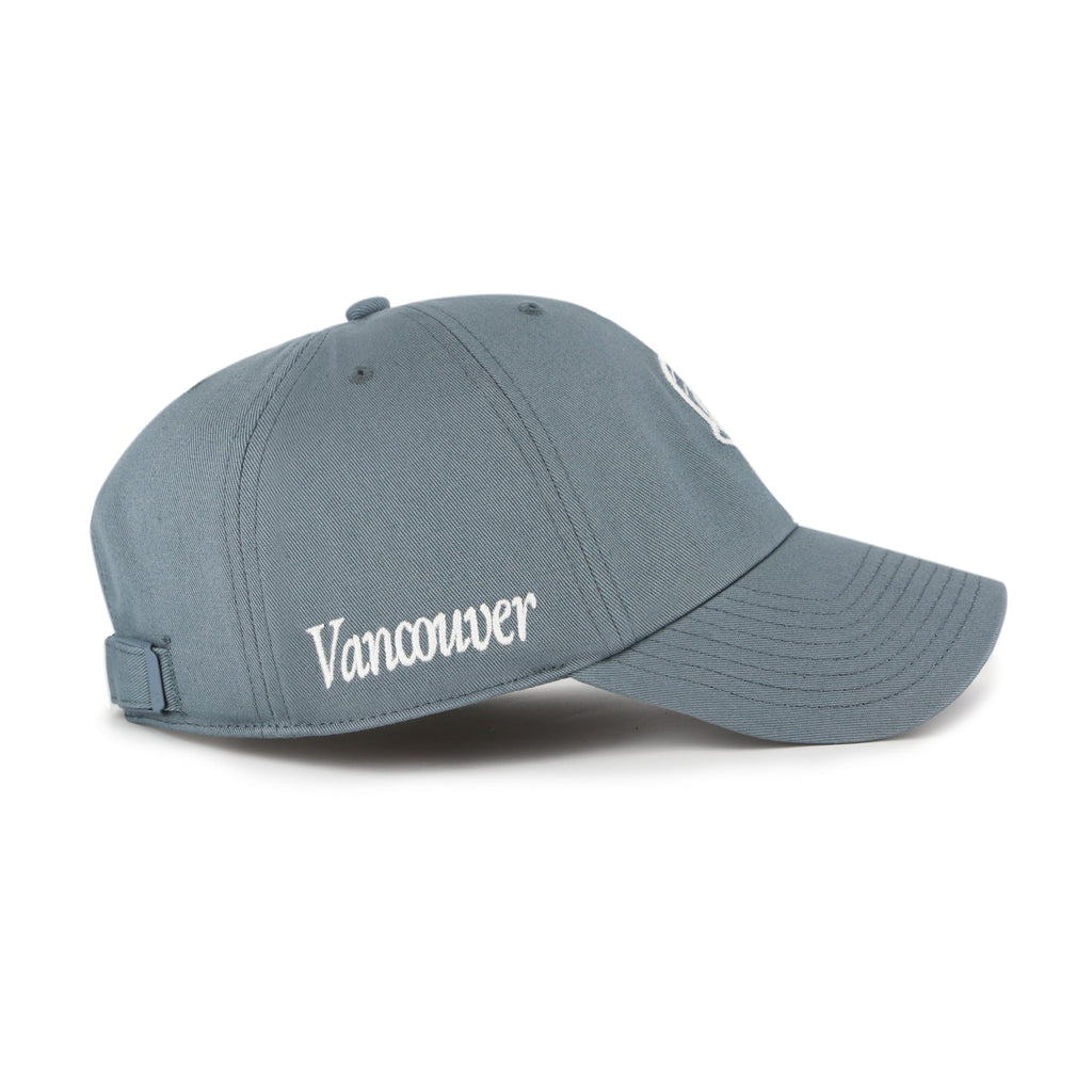 Vancouver Canucks NHL 47 Brand Men Grey Foundation Clean Up Adjustable Hat product image 4, provided for visual reference